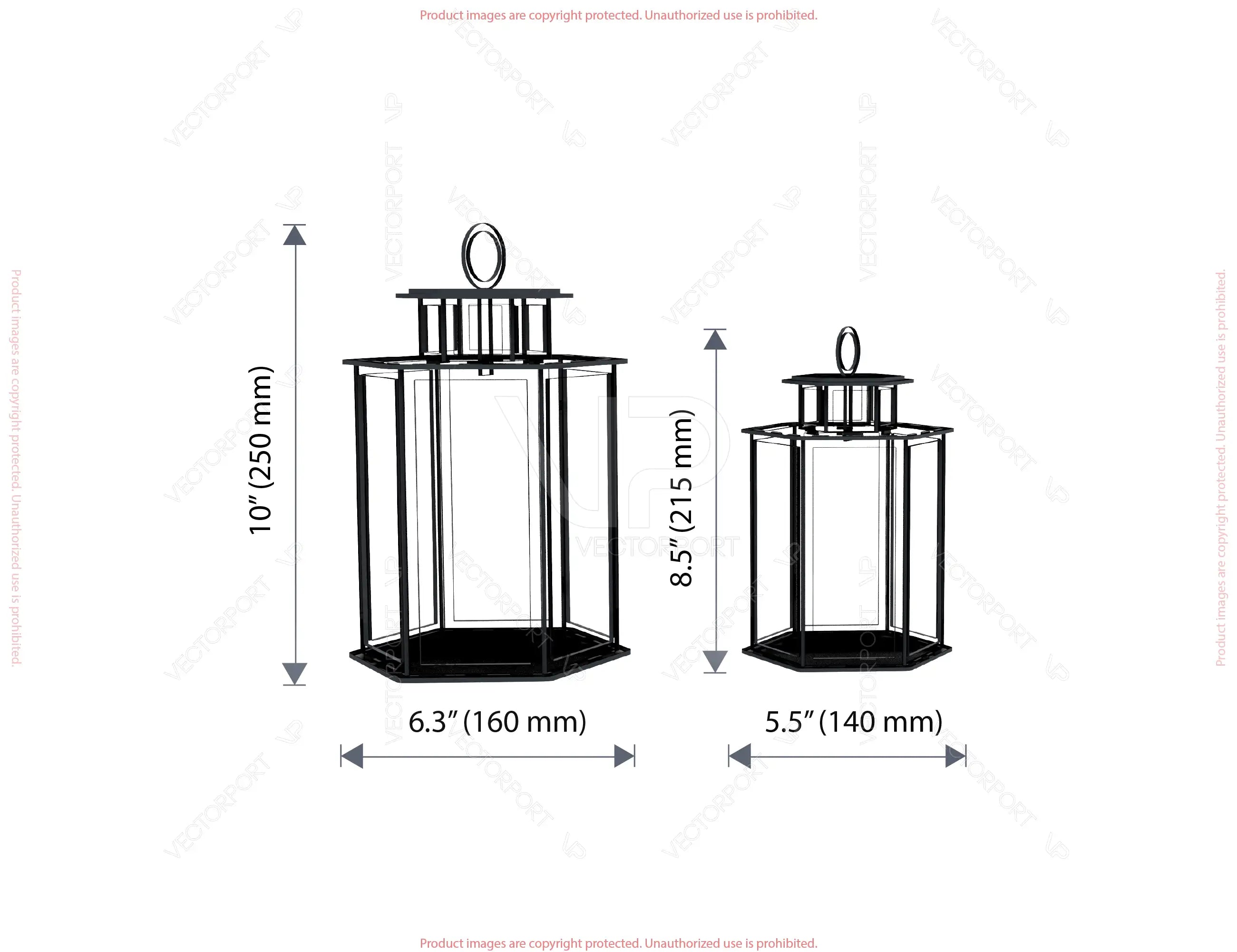 Halloween Lantern Bundle | Haunted House, Ghosts, Bats & Spooky Tealight Holders | Laser Cutting Digital Download |#U635|