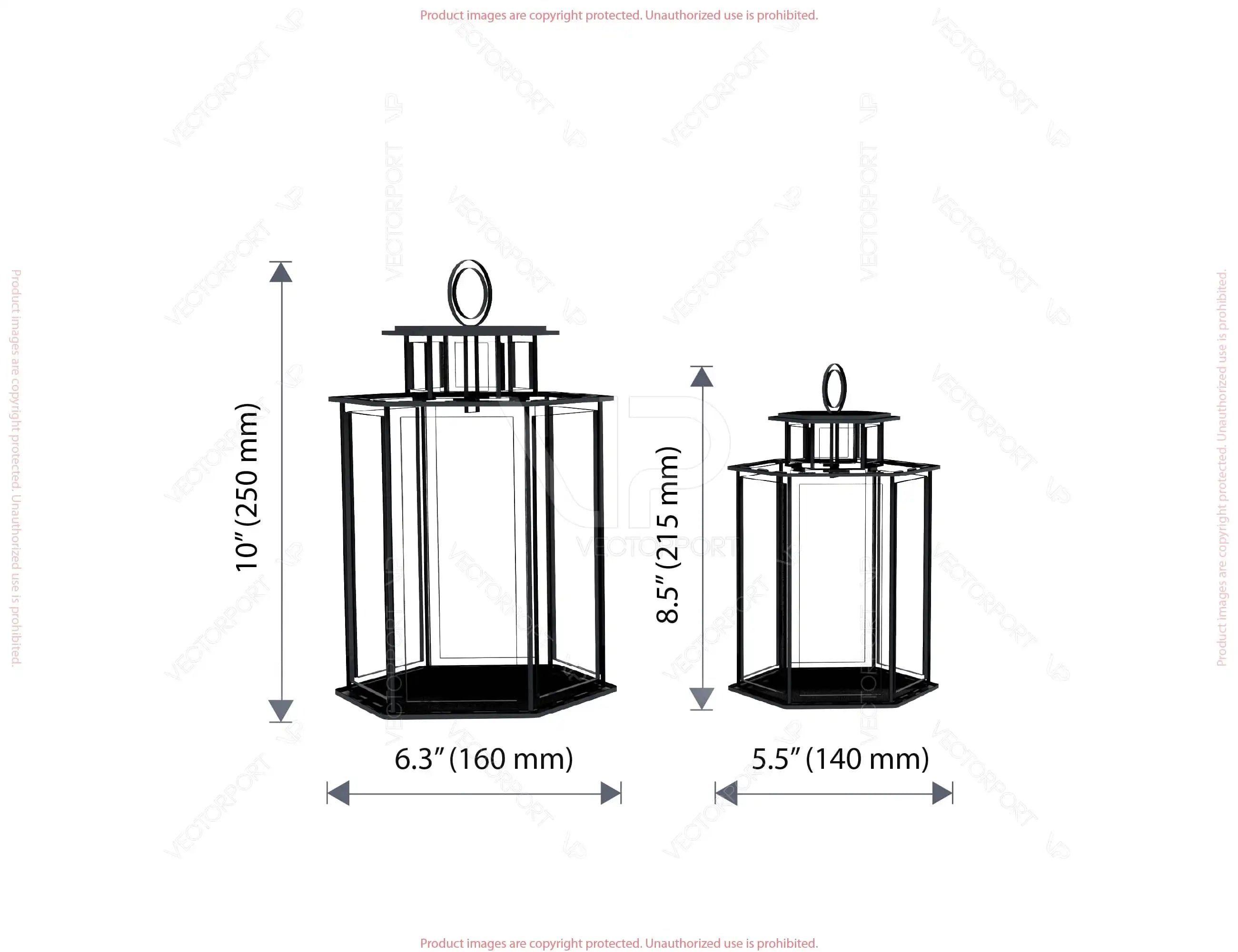 Four Seasons Lantern Bundle SVG – Spring, Summer, Autumn & Winter Tealight Holders | Candle Holder Digital Download |#U642|