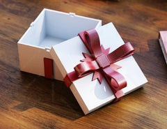 Gift Box with Bow Elegant Cube Gift Box SVG | Valentine & Special Occasion  Laser Cut Digital Download |#U673|