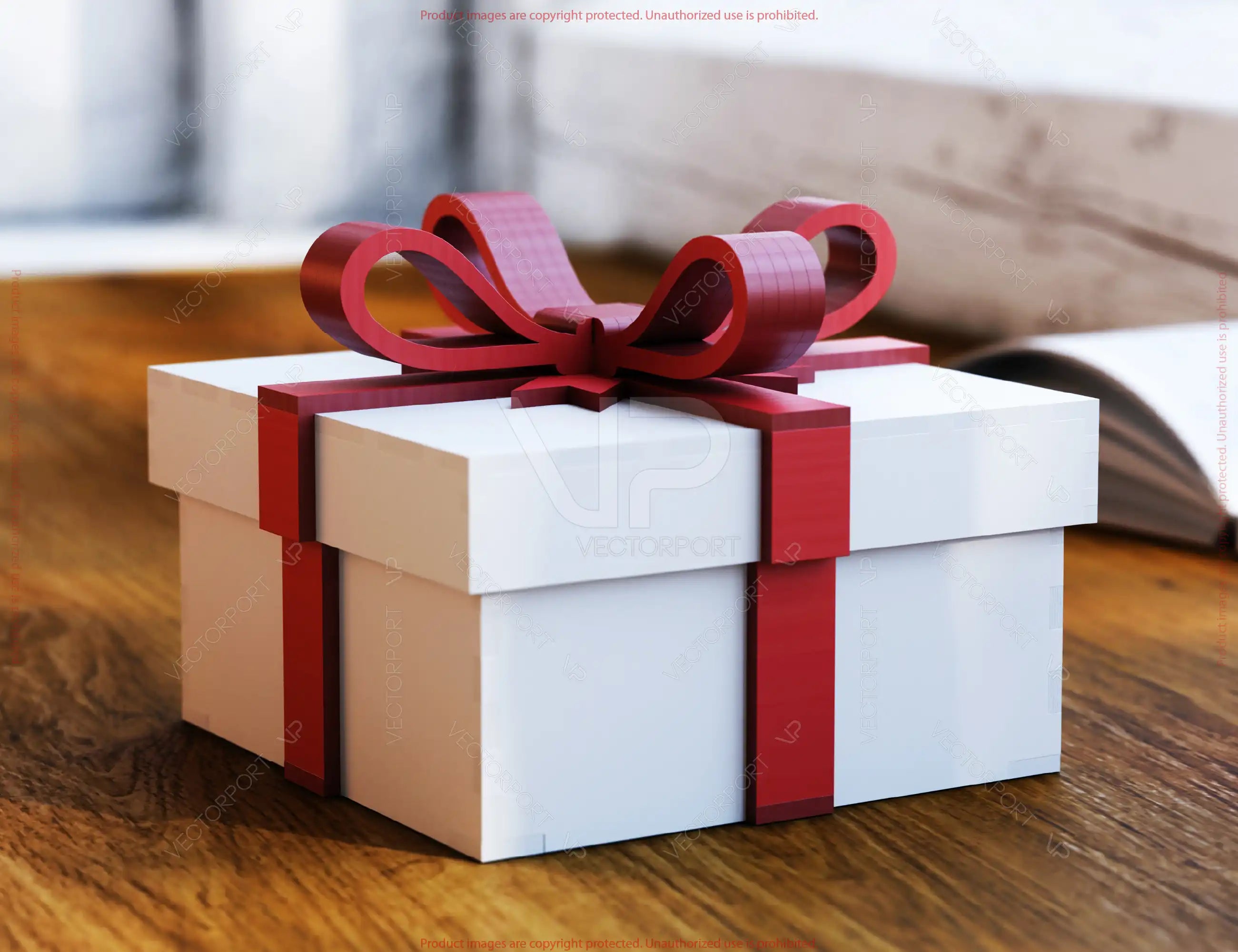 Gift Box with Bow Elegant Cube Gift Box SVG | Valentine & Special Occasion  Laser Cut Digital Download |#U673|