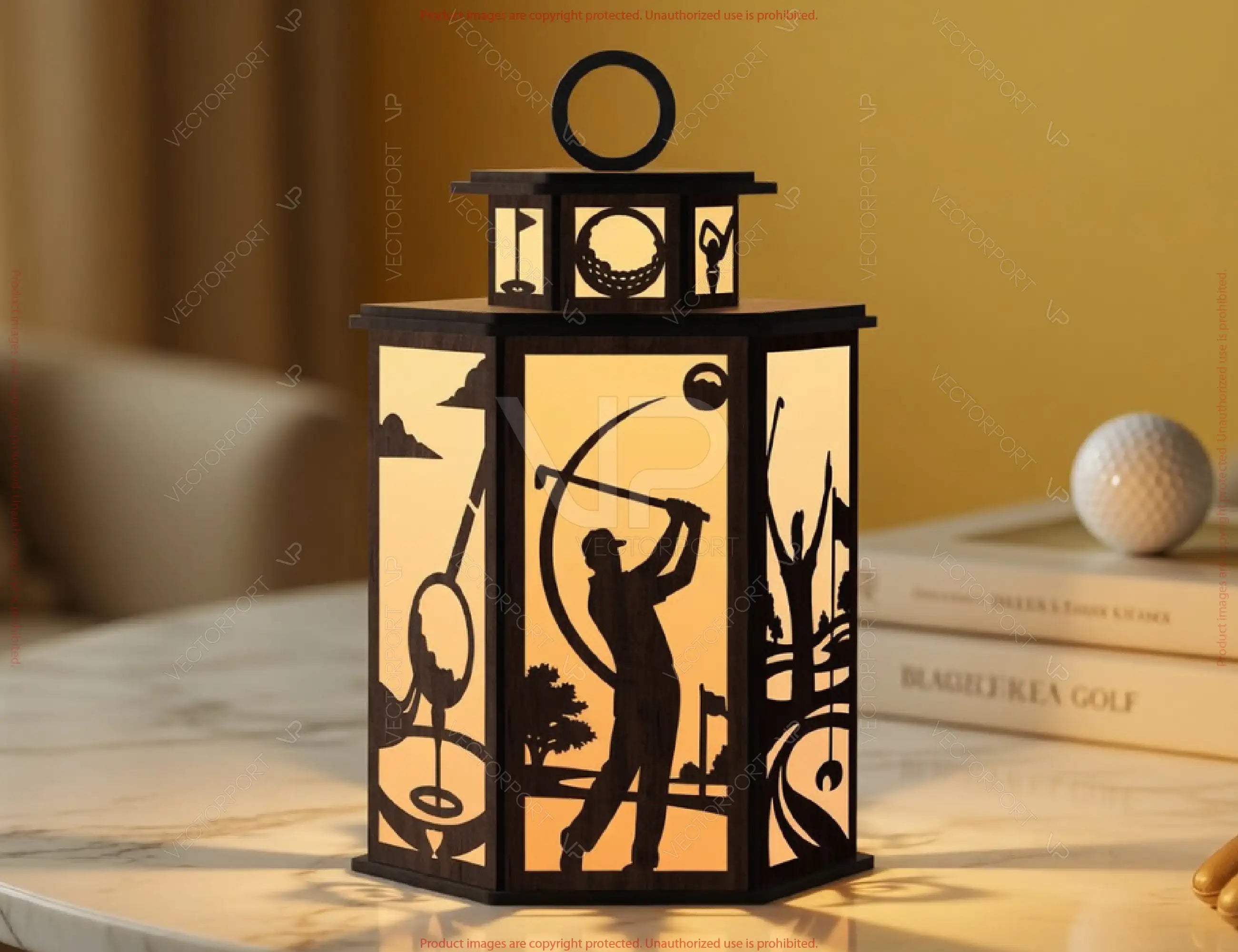 Sports Series Lantern Bundle SVG | 10 Sports Themed Silhouette Lanterns Laser Cut Digital Download |#U717|
