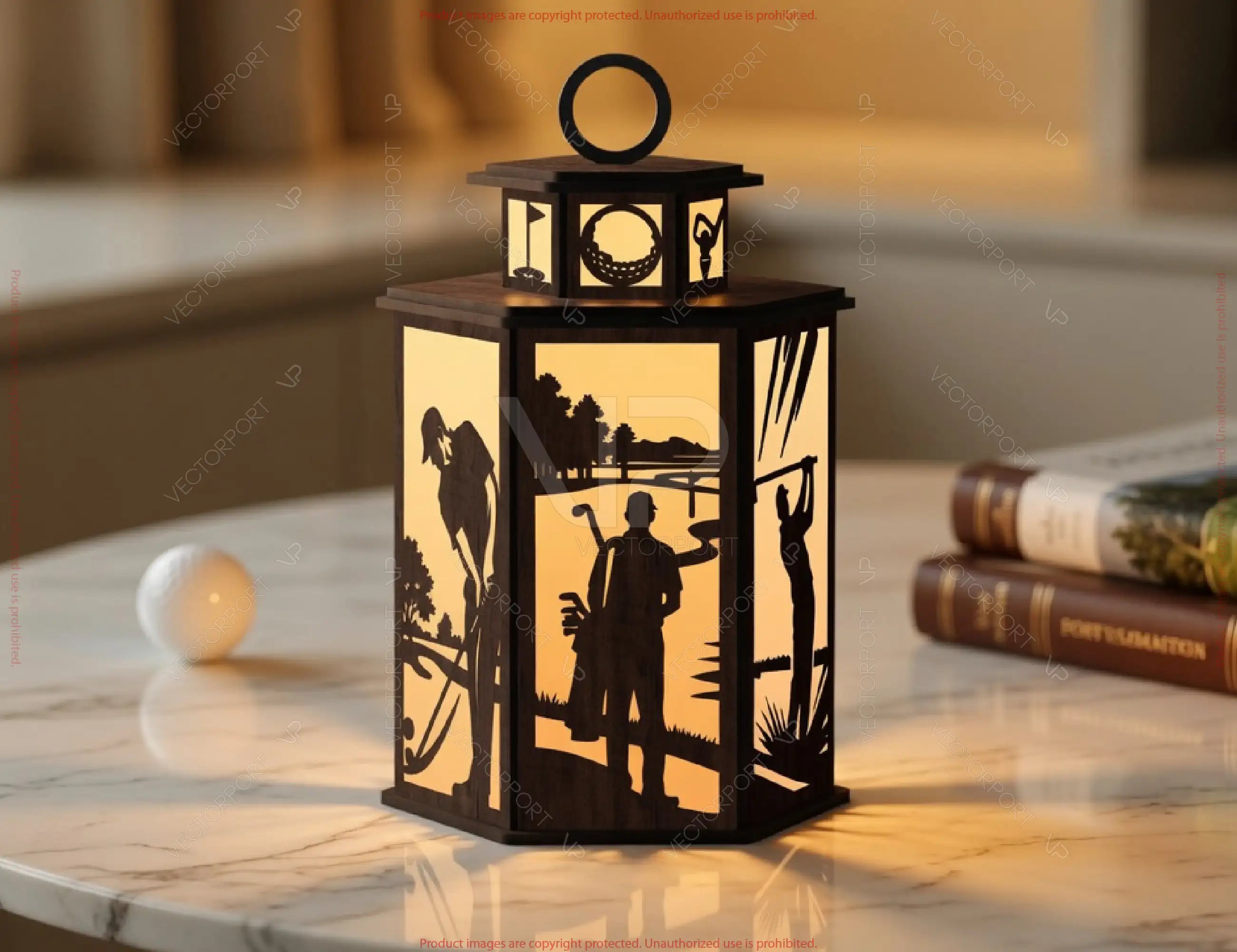 Sports Series Lantern Bundle SVG | 10 Sports Themed Silhouette Lanterns Laser Cut Digital Download |#U717|