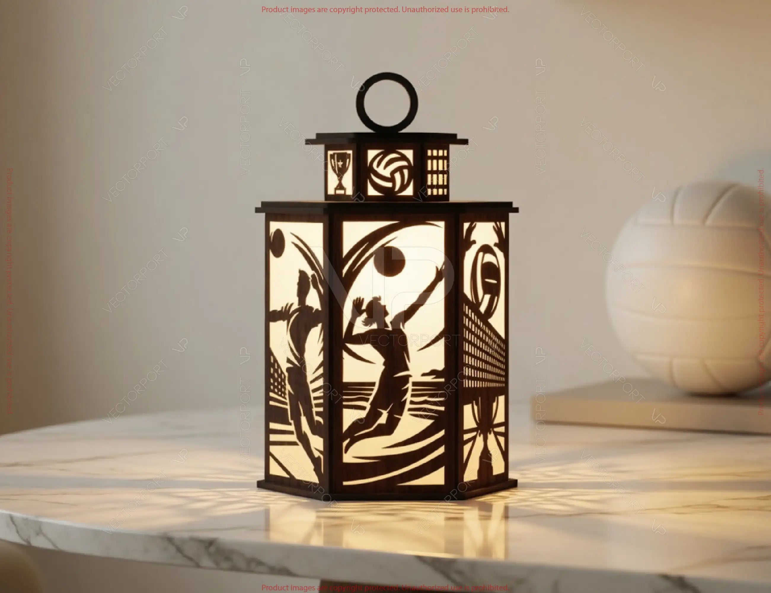 Sports Series Lantern Bundle SVG | 10 Sports Themed Silhouette Lanterns Laser Cut Digital Download |#U717|