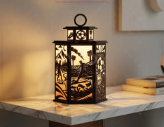 Sports Series Lantern Bundle SVG | 10 Sports Themed Silhouette Lanterns Laser Cut Digital Download |#U717|