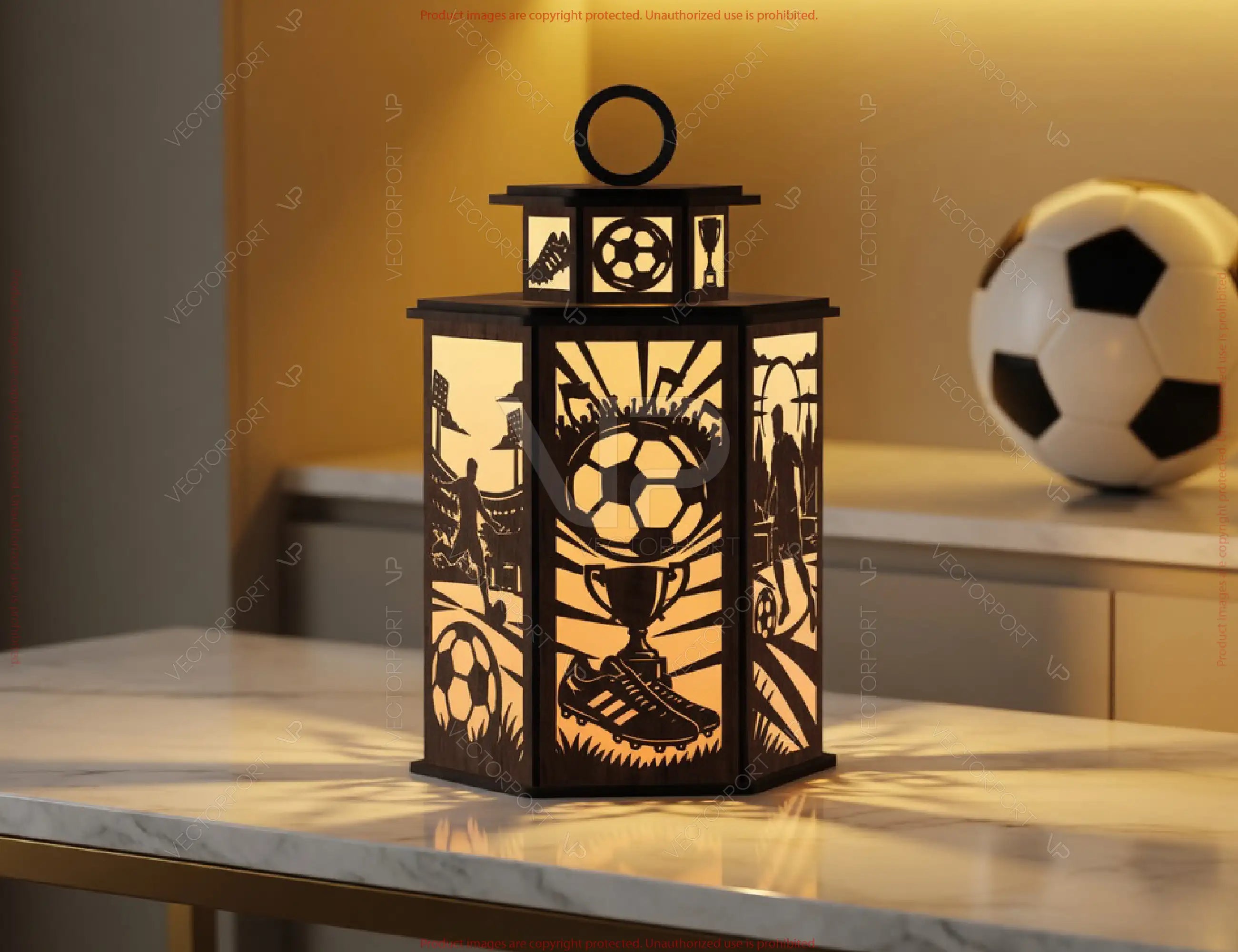 Sports Series Lantern Bundle SVG | 10 Sports Themed Silhouette Lanterns Laser Cut Digital Download |#U717|