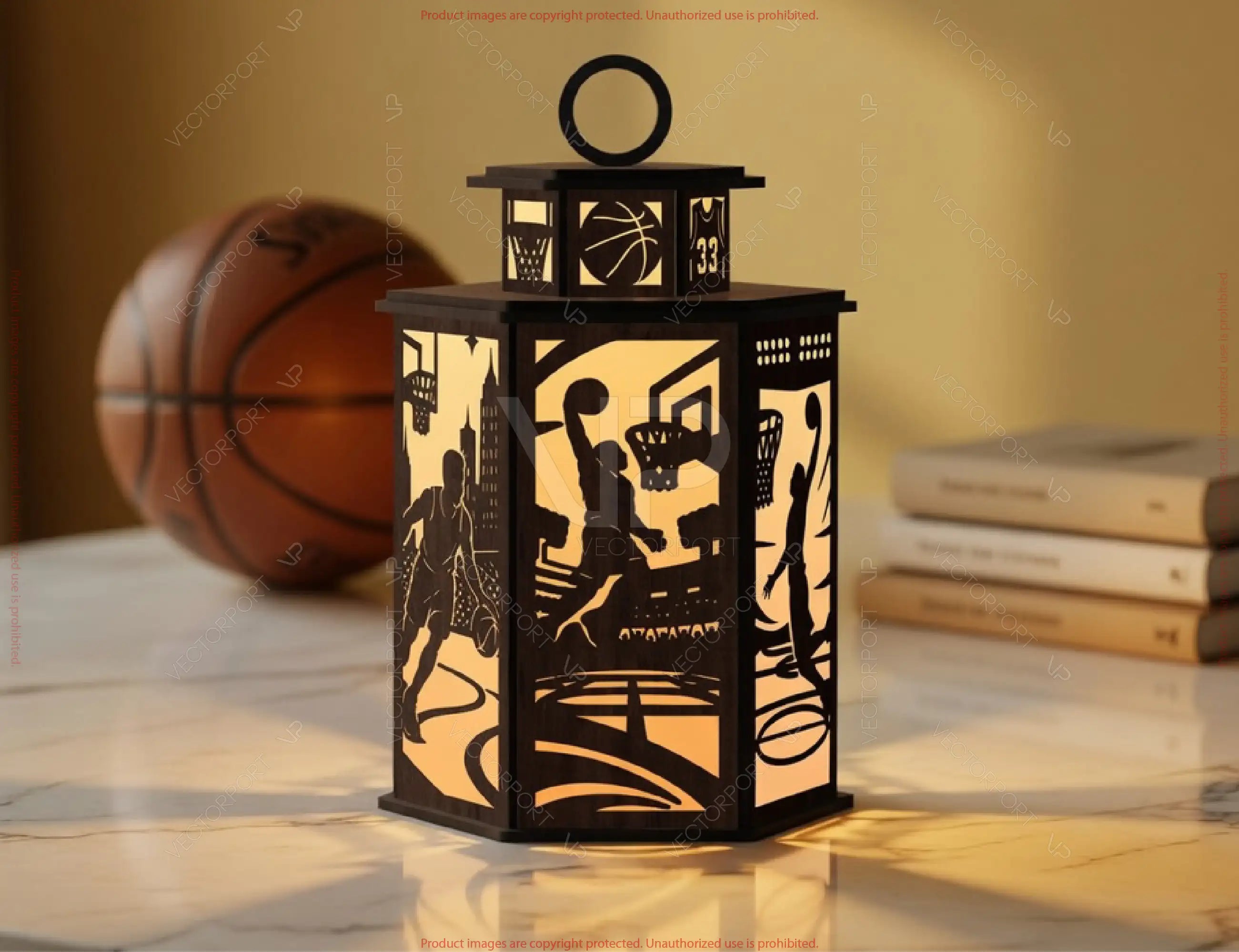 Sports Series Lantern Bundle SVG | 10 Sports Themed Silhouette Lanterns Laser Cut Digital Download |#U717|