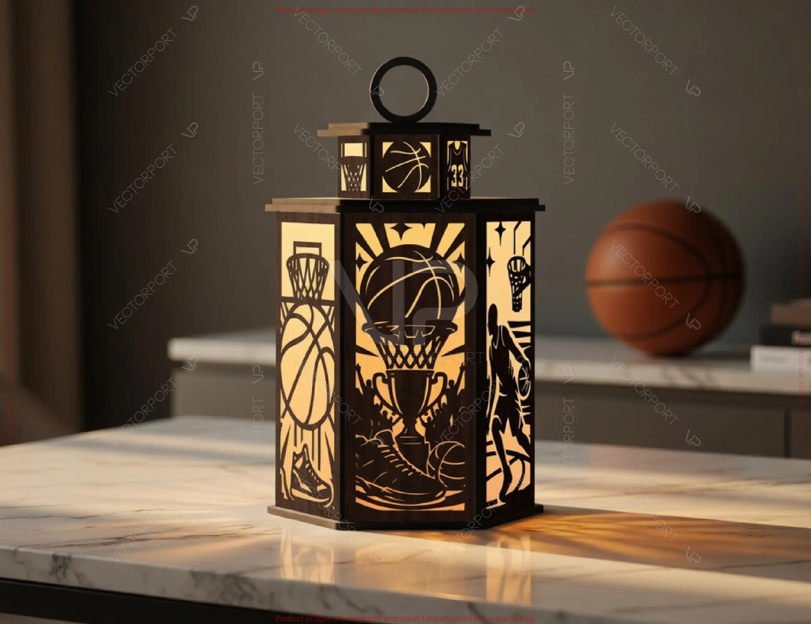 Sports Series Lantern Bundle SVG | 10 Sports Themed Silhouette Lanterns Laser Cut Digital Download |#U717|