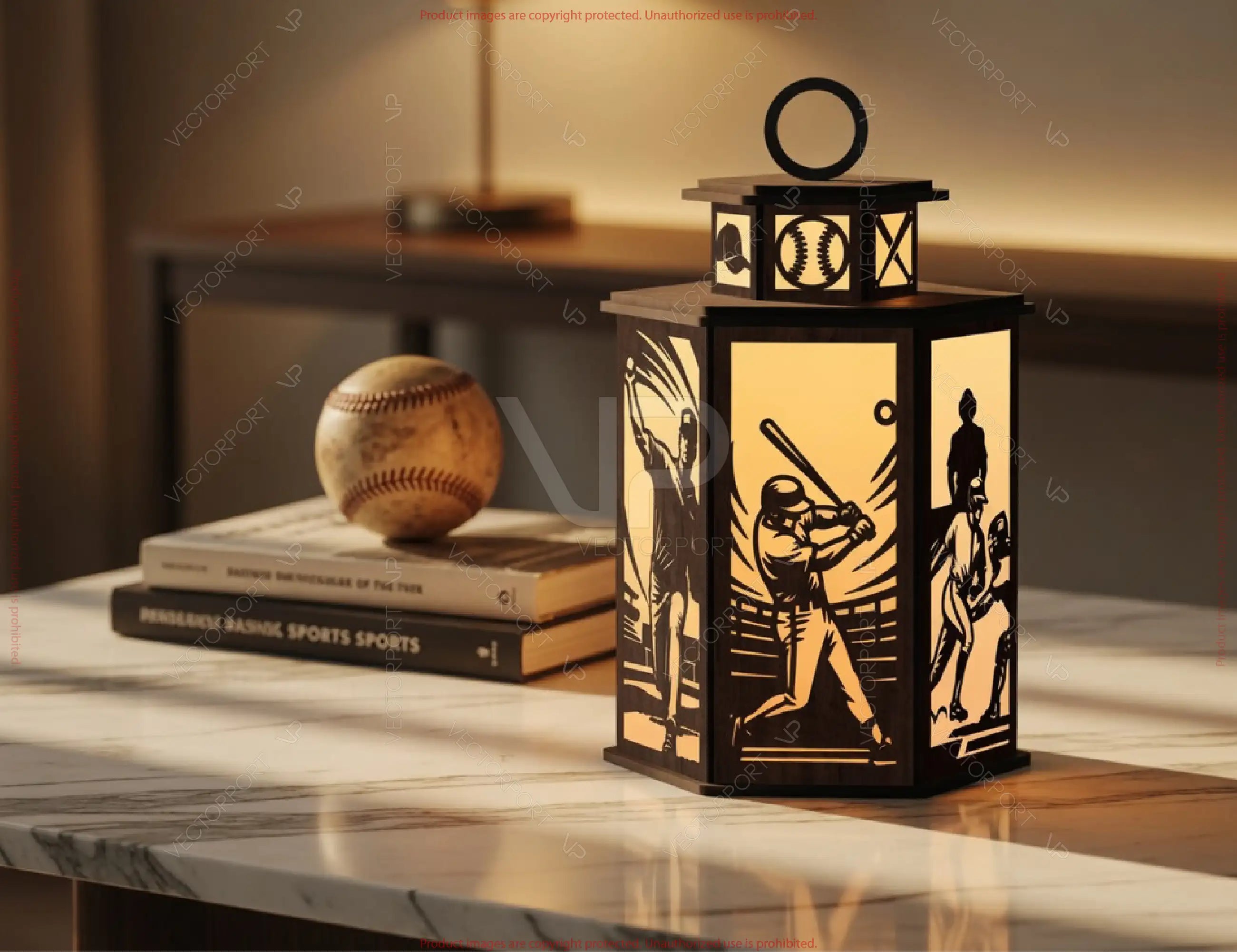 Sports Series Lantern Bundle SVG | 10 Sports Themed Silhouette Lanterns Laser Cut Digital Download |#U717|