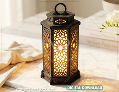 Moroccan Style Decorative Lantern Laser Cut File Candle Holder Digital Download |#U720| VectorPort
