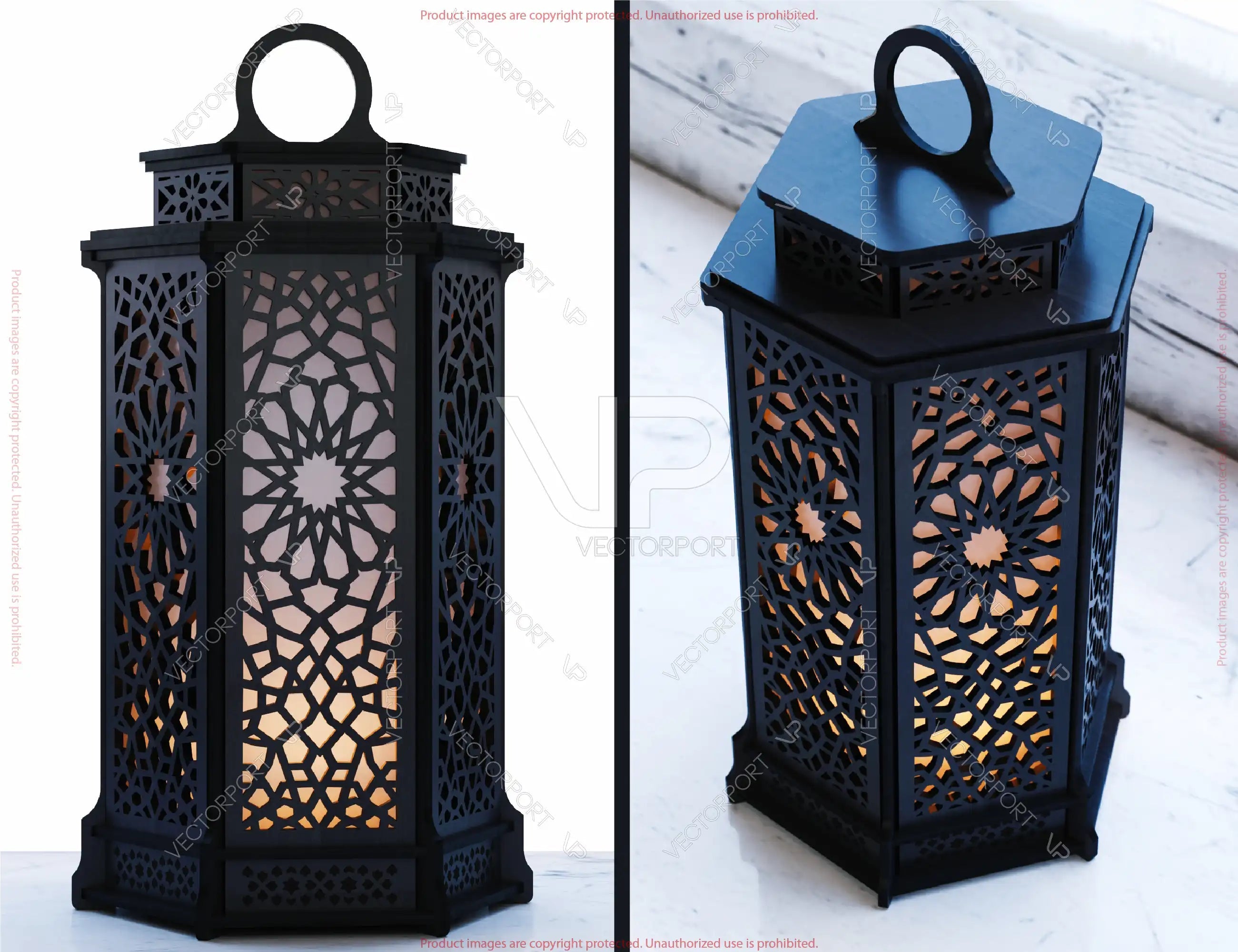 Moroccan Style Decorative Lantern Laser Cut File Candle Holder Digital Download |#U720| VectorPort