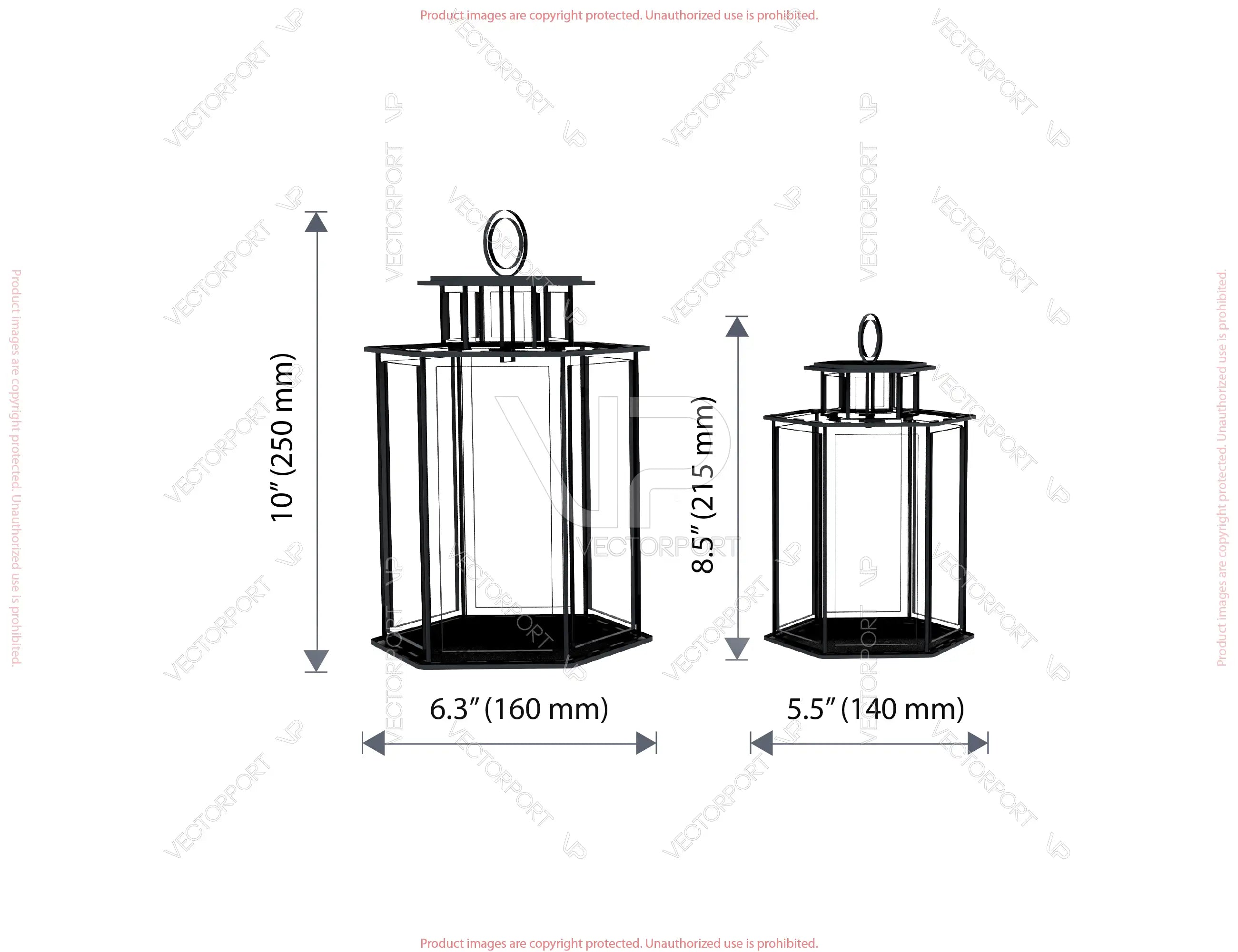 Fisherman's Lake Lantern SVG | Fishing Silhouette Candle Holder Digital Download |#U731| VectorPort