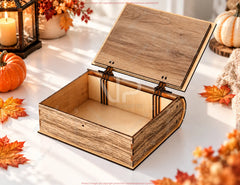Halloween Book Box SVG Personalized Wooden Gift Box Digital Download |#U744| VectorPort