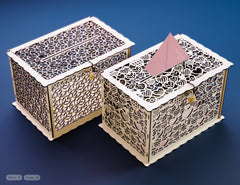 Decorative Wedding Gift Card Box Decoration Wooden Card Money Box Case With Lock Envelope Invitation Favor Birthday SVG |#U050|